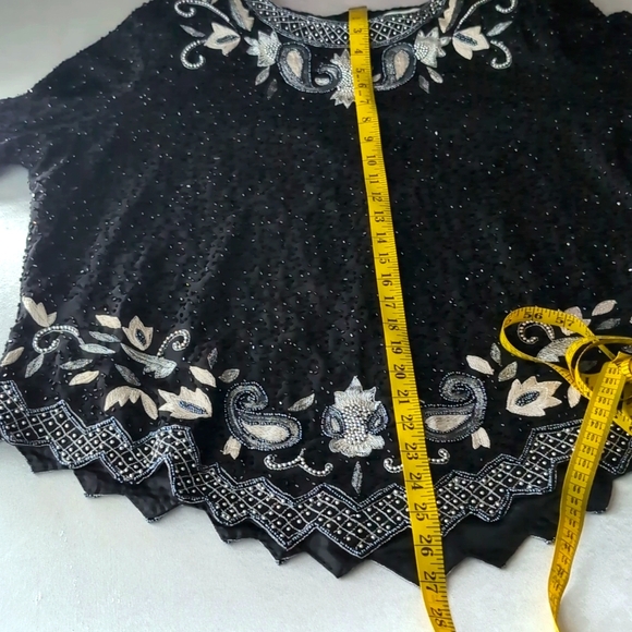 100% Silk Drapers & Damon's Top Size 1X Great Condition ! - Picture 14 of 16